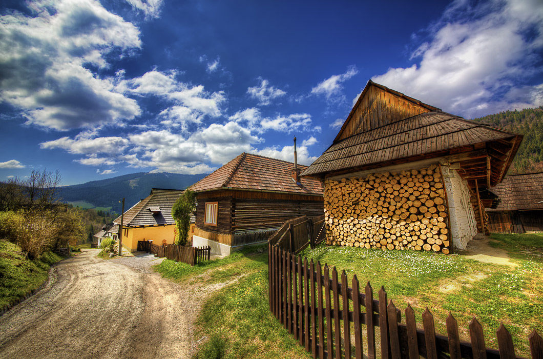 Деревня Влколинец, Словакия